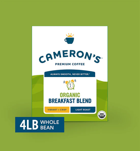 CAMERON'S - Organic Breakfast Blend Coffee – Light Roast