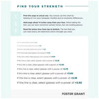Foster Grant IM2000 Ironman, Reading Glasses, +2.00, 1.0 pr (Magnification Strength: 2.5x)