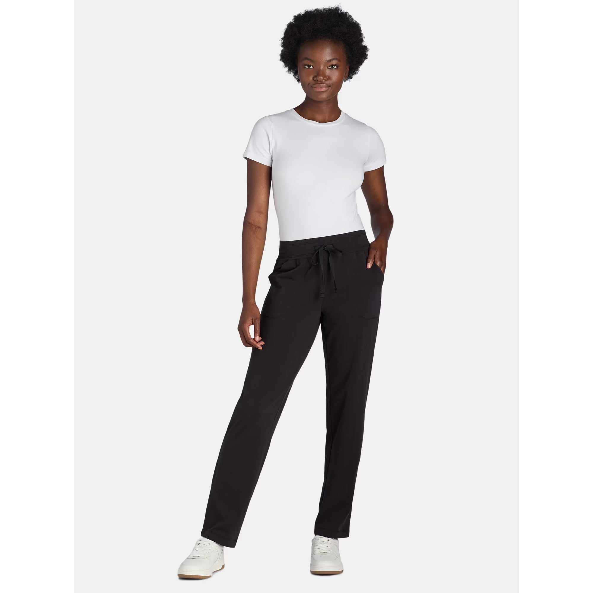 Athletic Works Women's Jersey Knit Pants, Sizes XS-4X