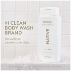Walgreens - Native Body Wash (Pack of 2), Sulfate Free, Naturally Derived Ingredients, 24 Hour Freshness Sandalwood & Shea Butter, 18.0 fl oz