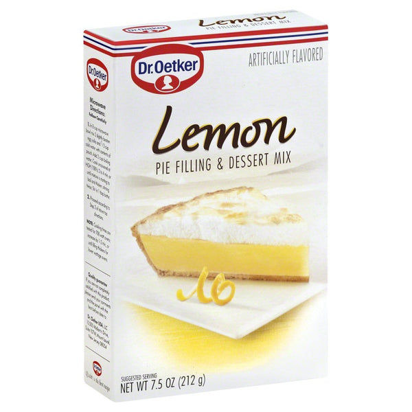 Dr. Oetker Dessert Mix Lemon Pie Filling 7.5 OZ (Pack of 3) Click to see full view Dr. Oetker Dessert Mix Lemon Pie Filling 7.5 OZ (Pack of 3)