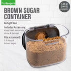 Brown Sugar ProKeeper+ Airtight Container With Terra Cotta Stone for Food Storage, Made for Pantry Organization and Food Storage