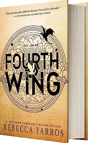 Fourth Wing (The Empyrean Book 1) (Hardcover) - Rebecca Yarros (Pack of 2 )