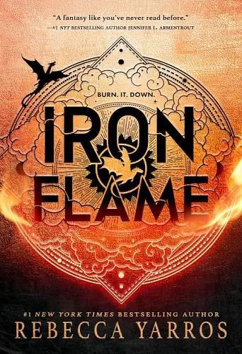 Iron Flame (The Empyrean Book 2) (Hardcover) -  Rebecca Yarros (pack of 3)