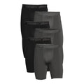 AND1 Men's Underwear Pro Platinum Boxer Briefs, 6 Pack, 9"