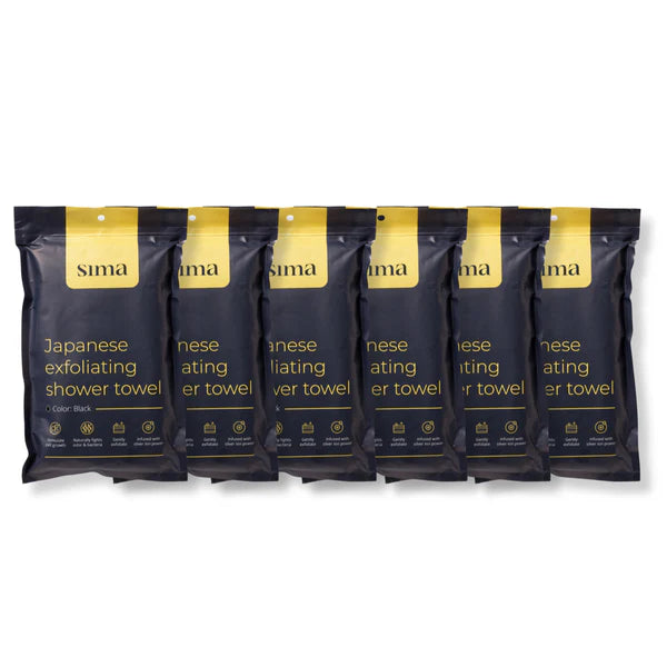 Sima Japanese Exfoliating Shower Towel