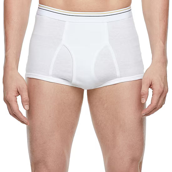 JCPenney  - Stafford Full-Cut Mens 6 Pack Briefs 302852