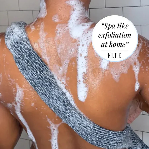 Sima Hexagon Exfoliating Antibacterial Shower Towel