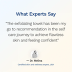 Sima Hexagon Exfoliating Antibacterial Shower Towel