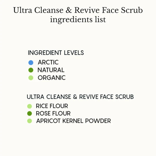 FROYA ORGANICS - Ultra Cleanse & Revive Face Scrub