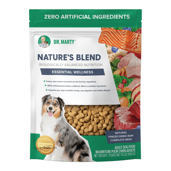 DR.MARTY - Nature's Blend Essential Wellness Freeze-Dried Raw Dog Food (Pack of 3)