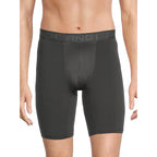 AND1 Men's Underwear Pro Platinum Boxer Briefs, 6 Pack, 9"