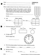 Saxon Math 2 Student Workbooks / Fact Cards