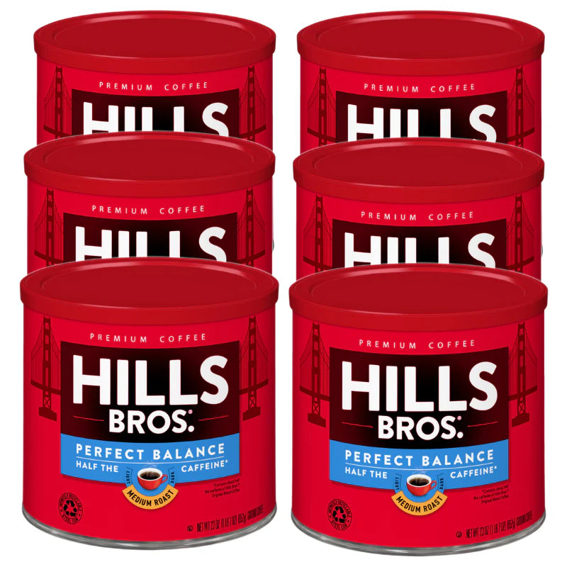 Hills Bros - Perfect Balance - Medium Roast - Ground - Can