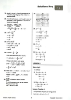 Saxon Geometry Solution Manual 2009