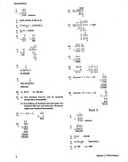Saxon Algebra 1/2 3rd Edition Answer Keys and Tests