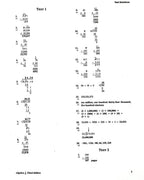 Saxon Algebra 1/2 3rd Edition Answer Keys and Tests